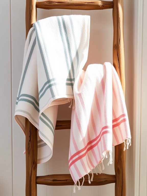 timeless pattern bath linens