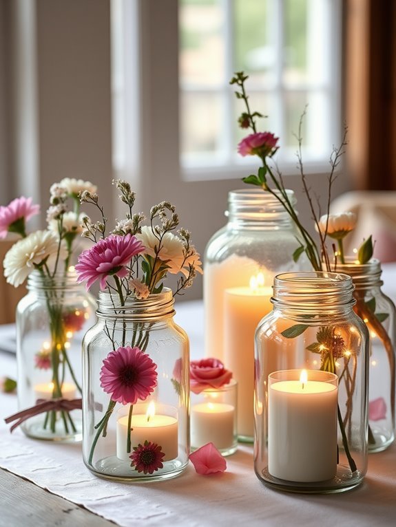 transform jars into decor