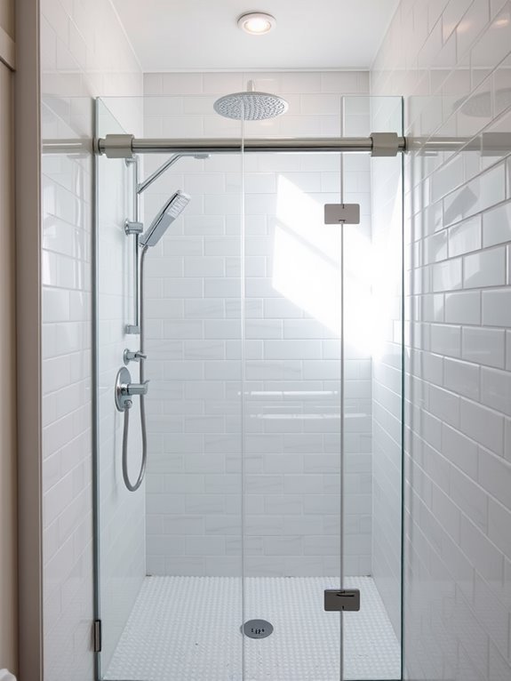 transparent shower door selection