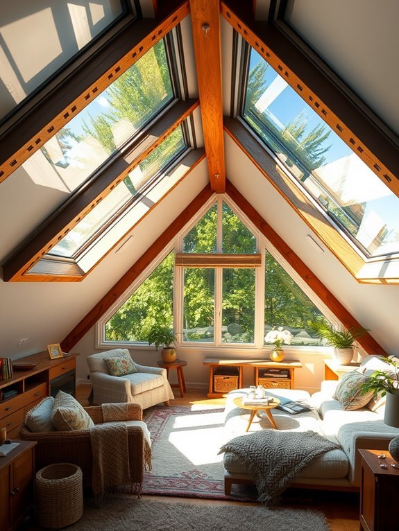 use skylights for illumination