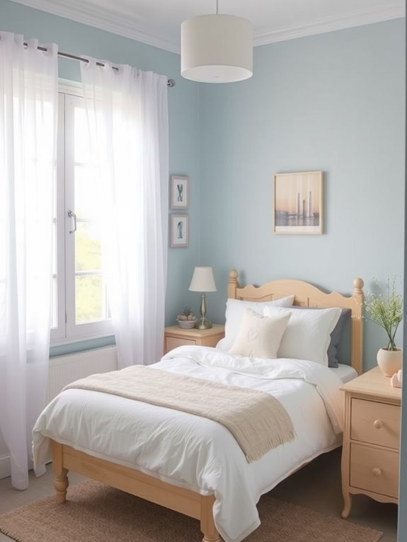 use soft pastel shades