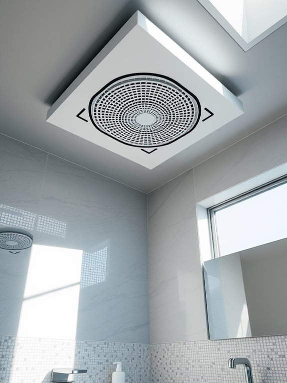 ventilation through exhaust fans