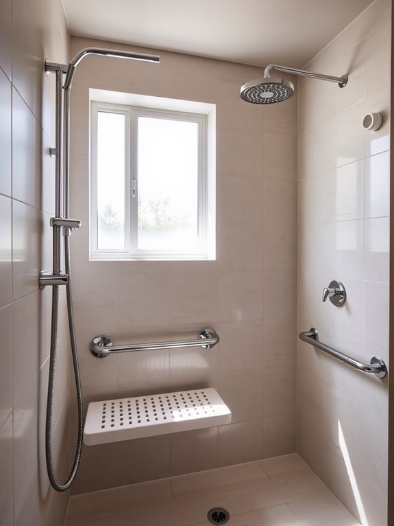versatile showerhead height options