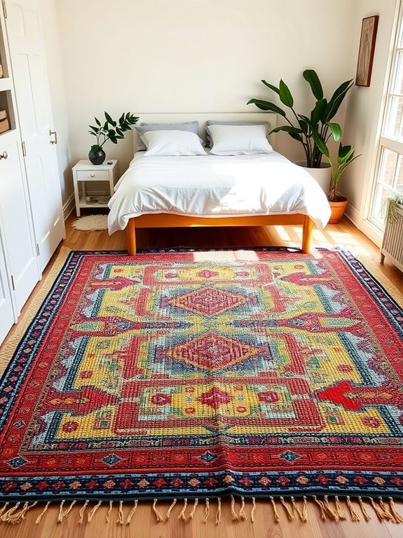 vibrant and decorative floor coverings