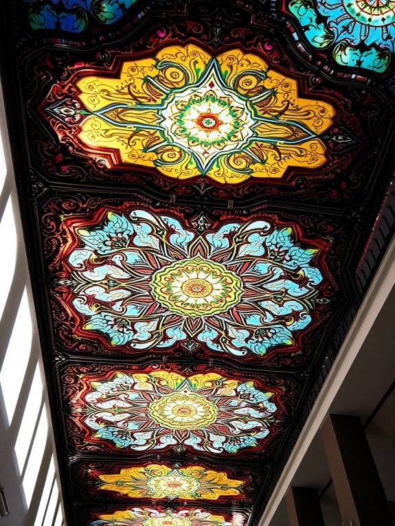 vibrant artistic ceiling designs