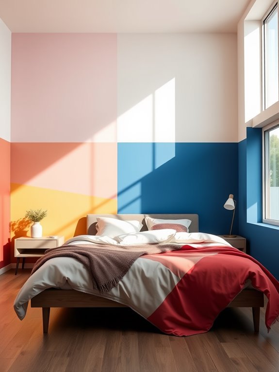 vibrant geometric color patterns
