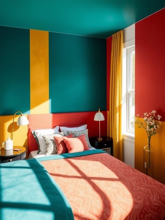 vibrant geometric design elements