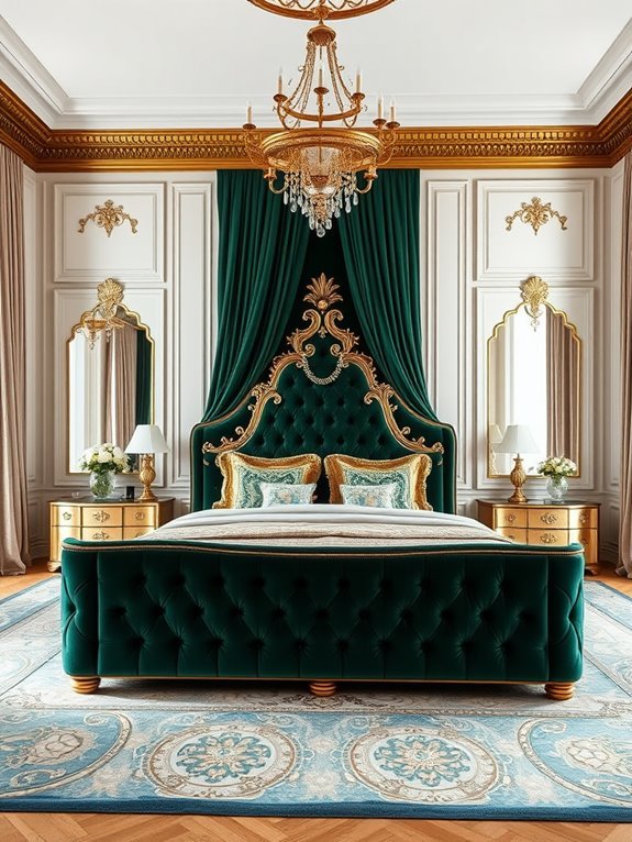 vibrant patterned statement beds