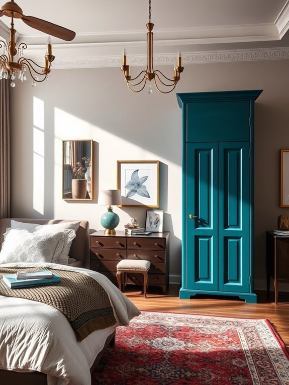 vibrant storage cabinet design