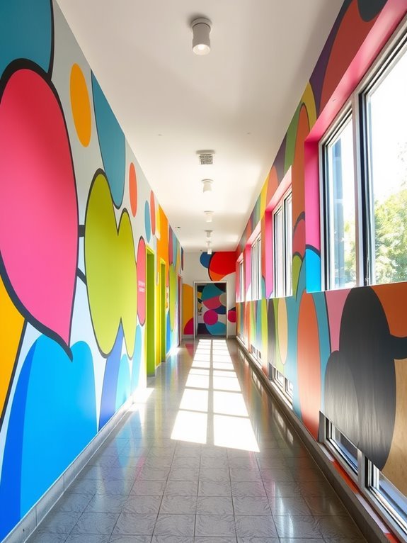 vibrant wall art creations