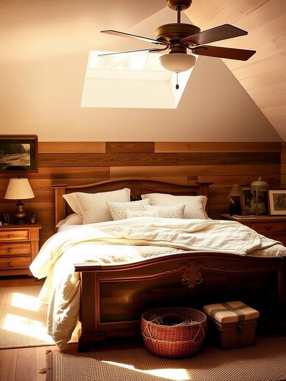 warm ambiance through lighting