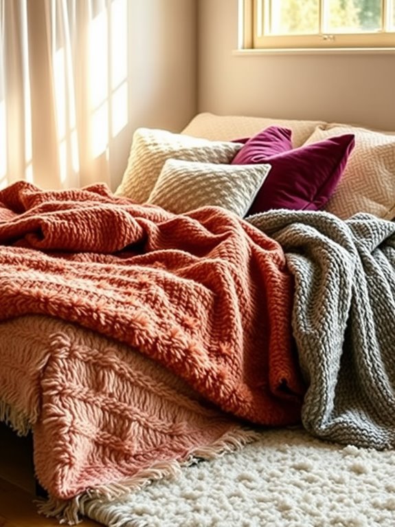 warm and inviting fabrics