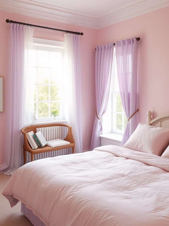 whimsical pastel colored paradise