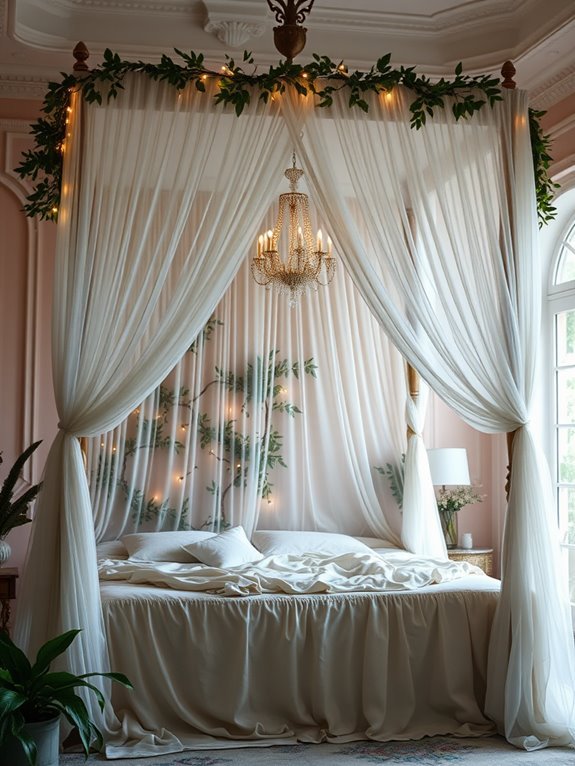 whimsical romantic sleeping retreat