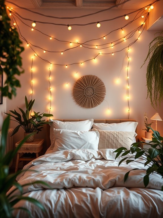 whimsical string light decor