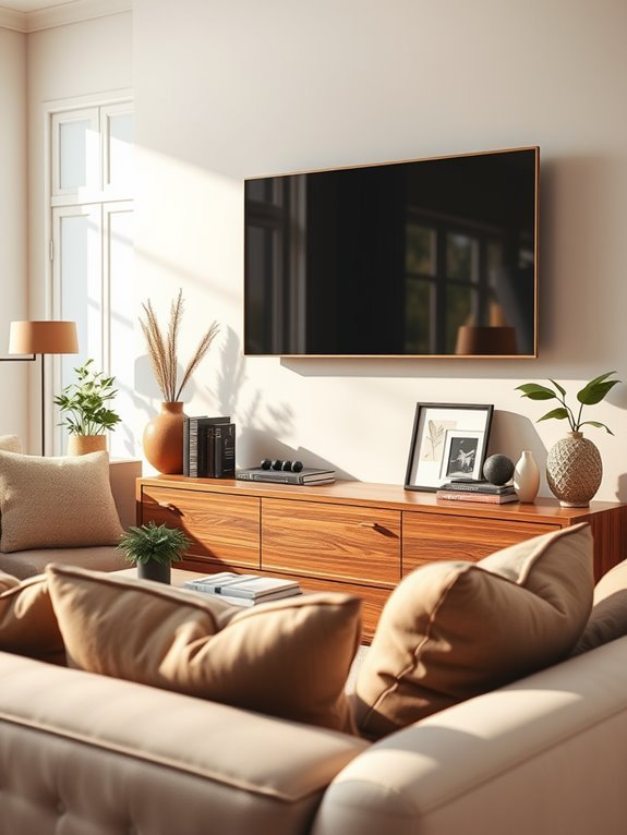 add a media console