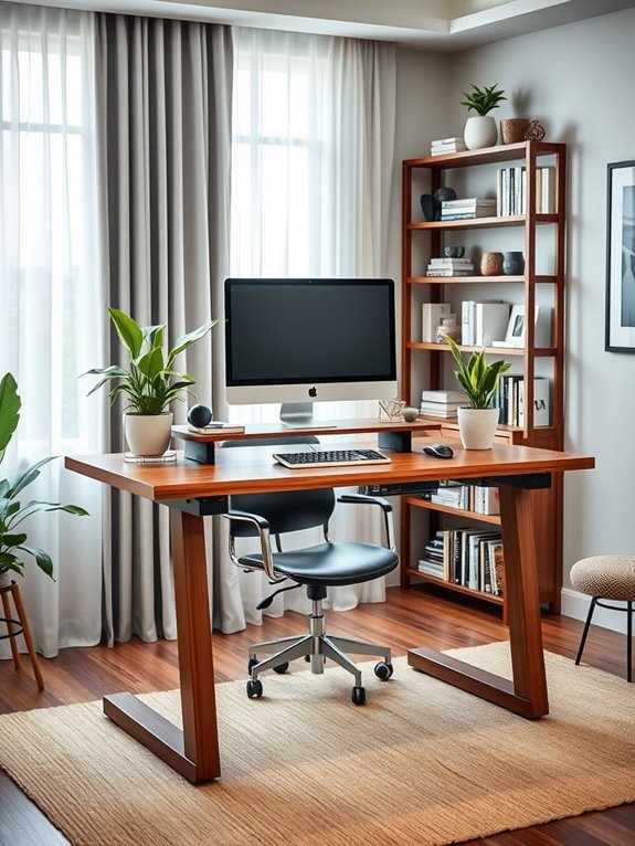 adjustable standing desk ergonomics