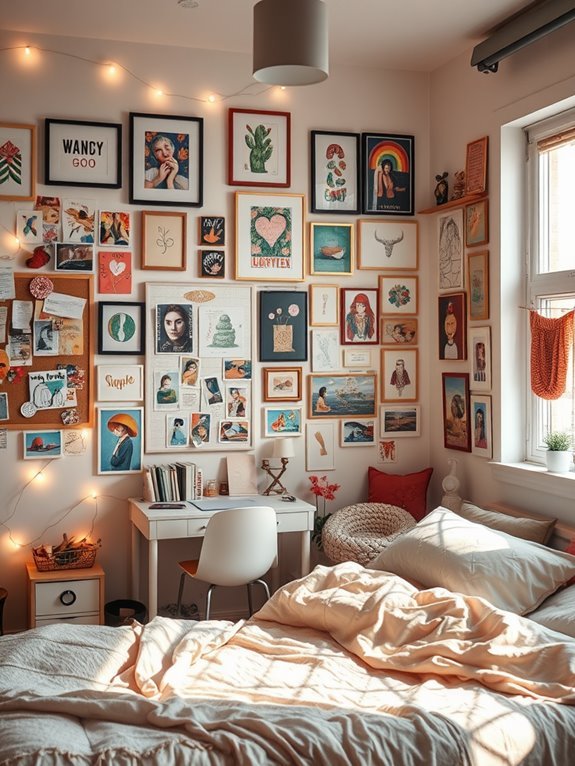 artistic display of memories