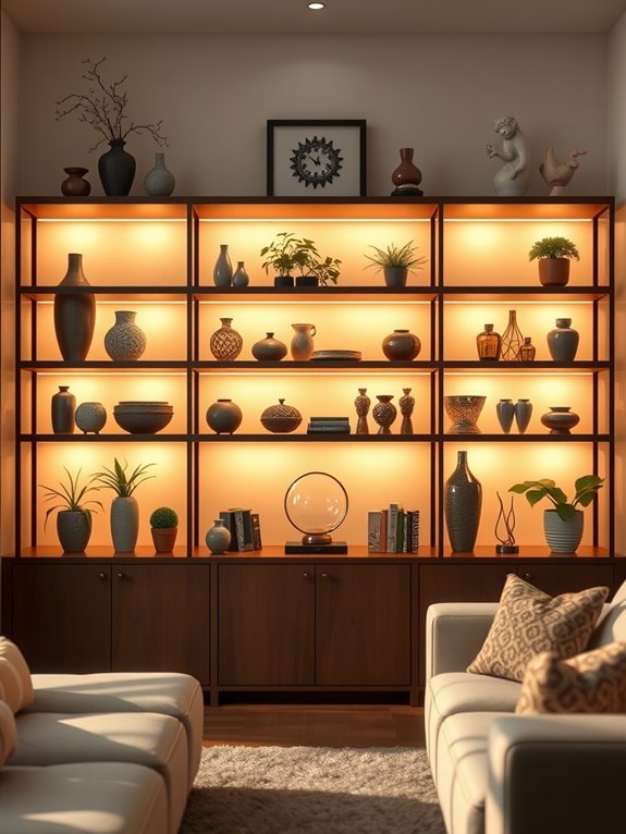 backlighting enhances visual depth