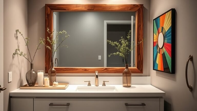 bathroom mirror makeover ideas