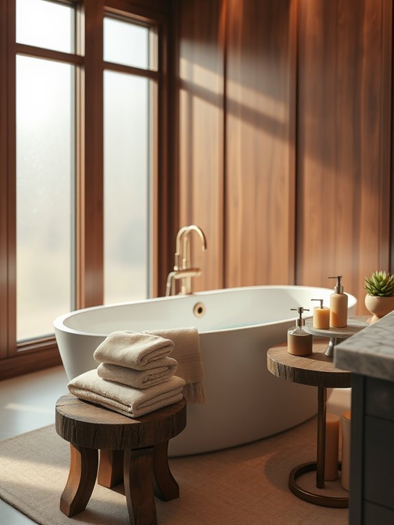 beige complements rich brown