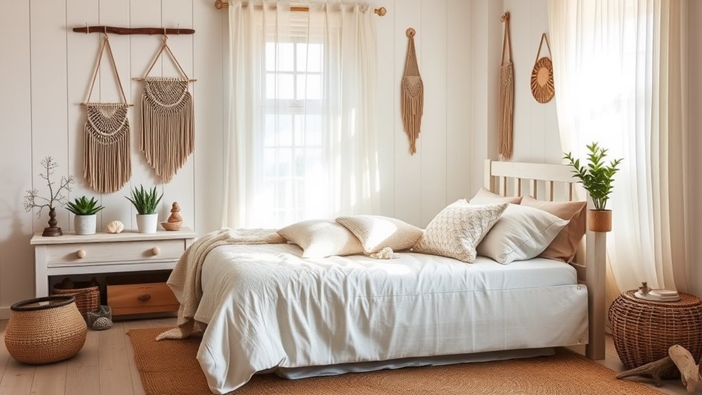 boho coastal bedroom inspiration