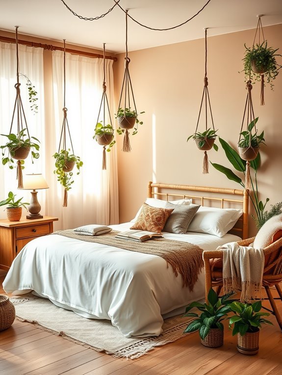 boho macram plant hangers