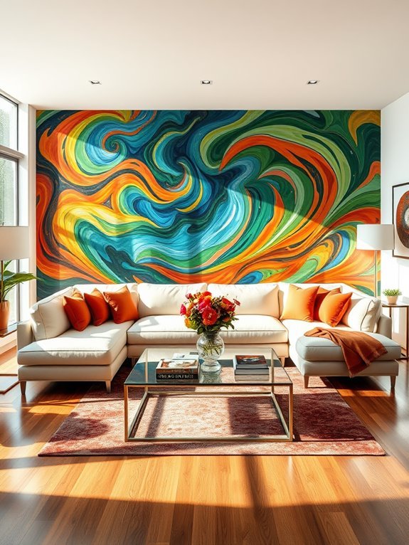 bold expressive wall art