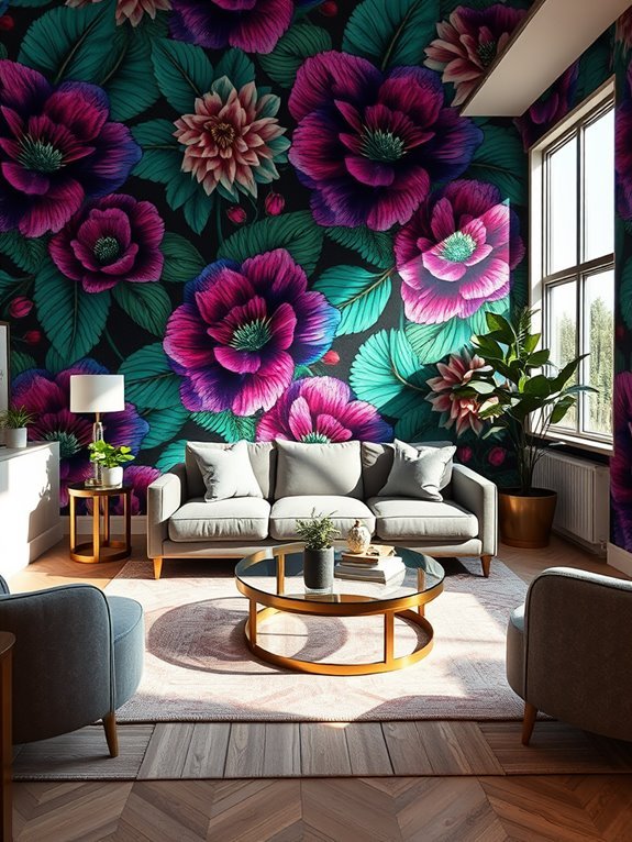 bold wallpaper design choice