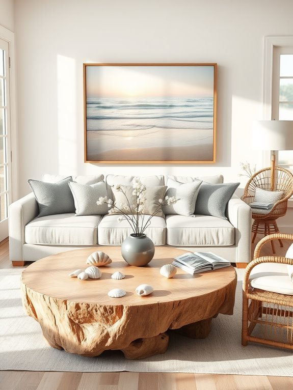 breezy coastal themed artwork