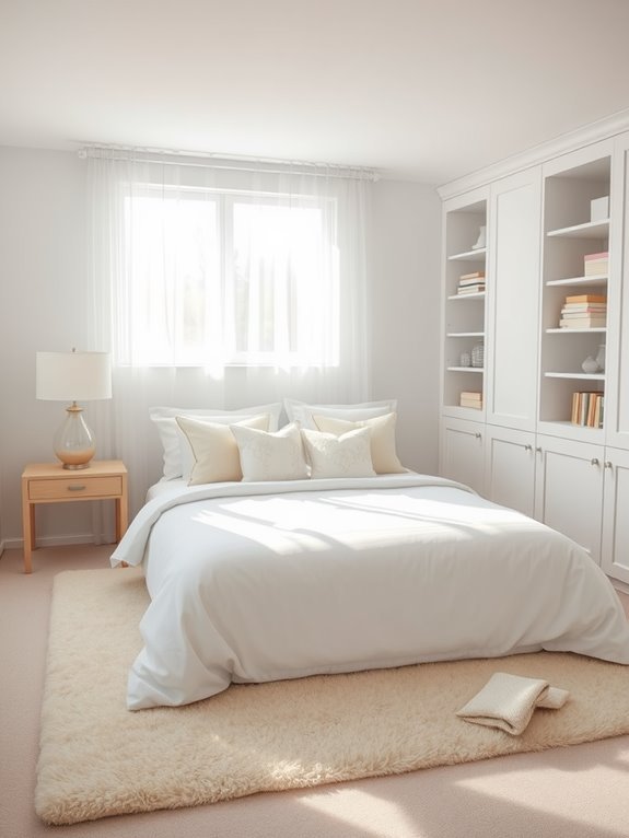 bright whites expand space