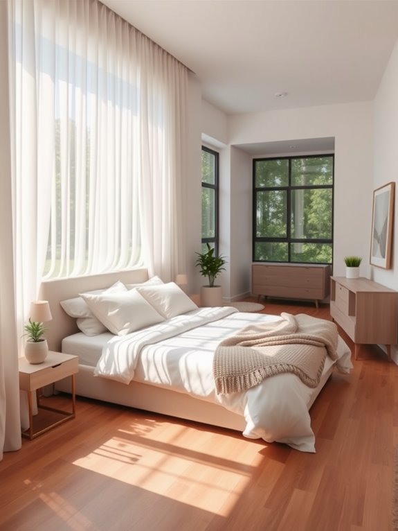 brighten spaces with sheers