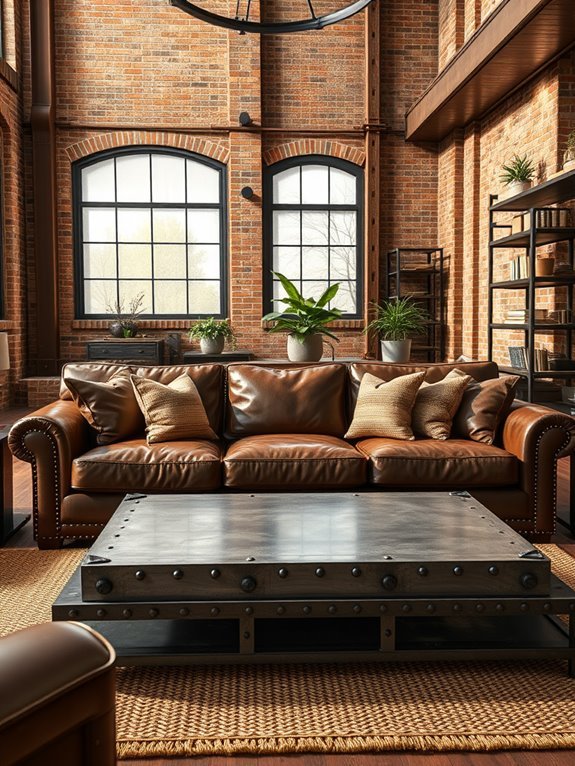 brown metal industrial design