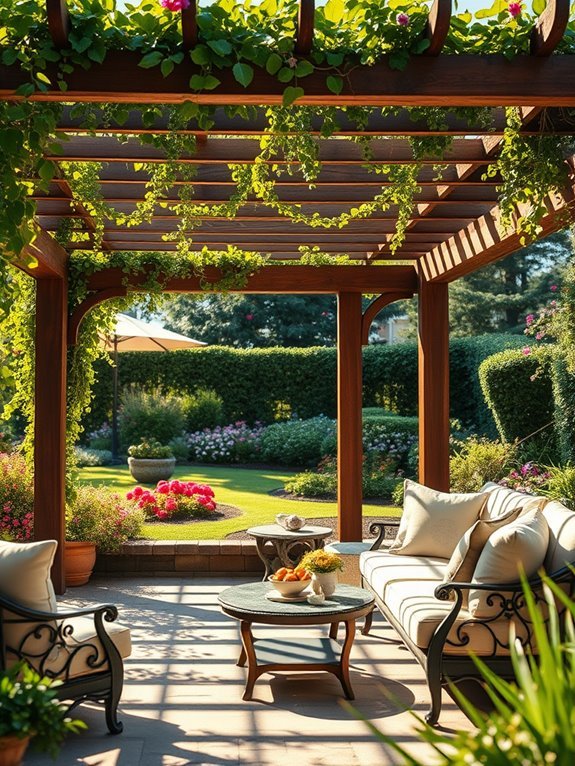 build a shaded pergola