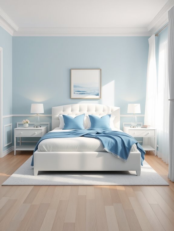 calm colors evoke serenity