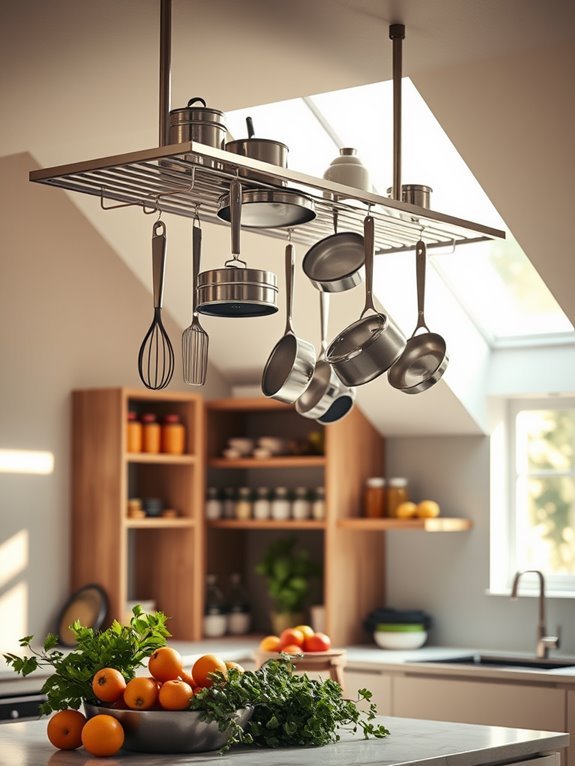 ceiling mounted storage solutions