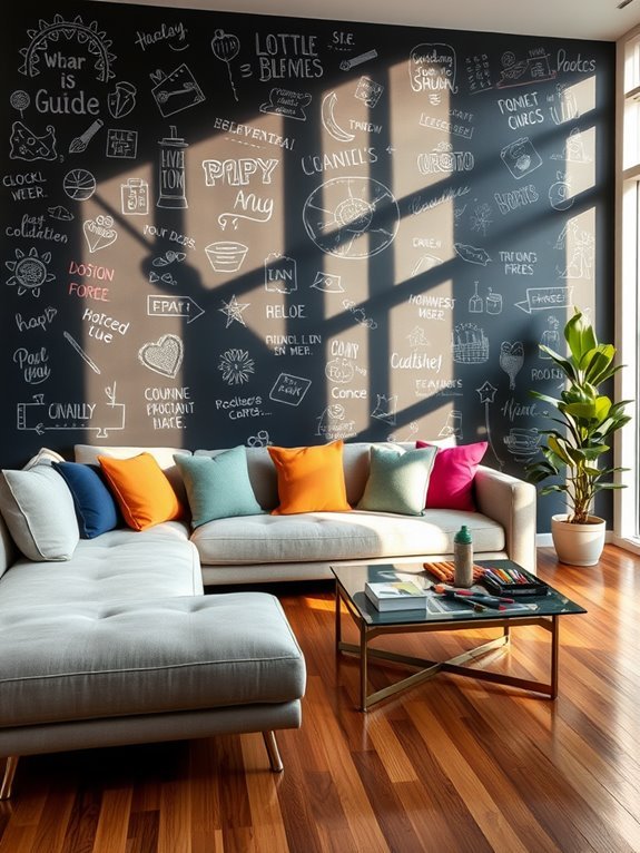 chalkboard for creative expression