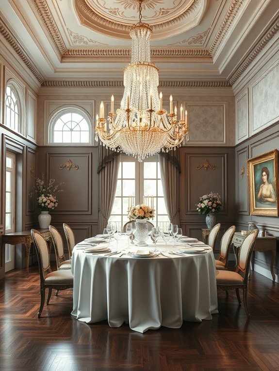 chandeliers exuding timeless sophistication