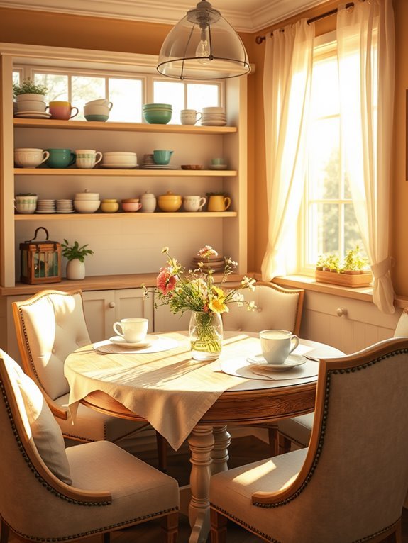 charming intimate dining spaces