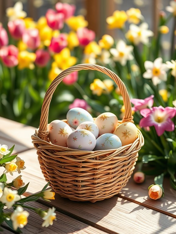 charming retro holiday baskets