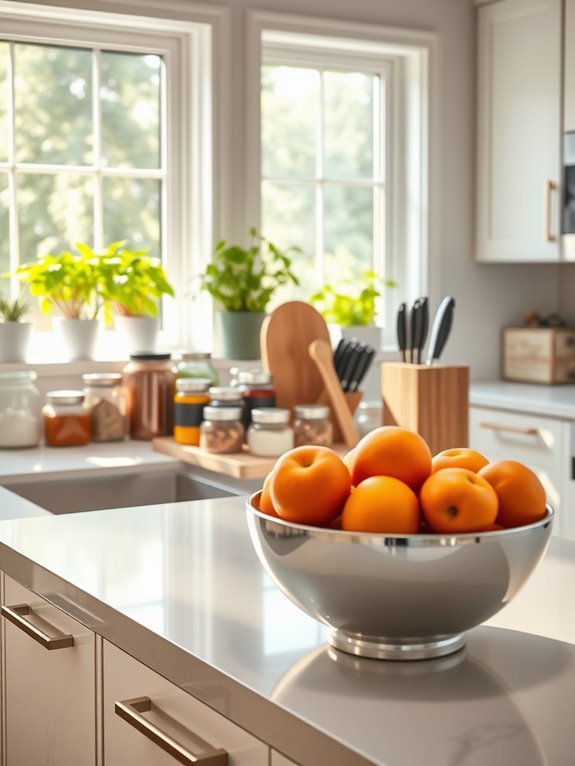 chic countertop organization solution