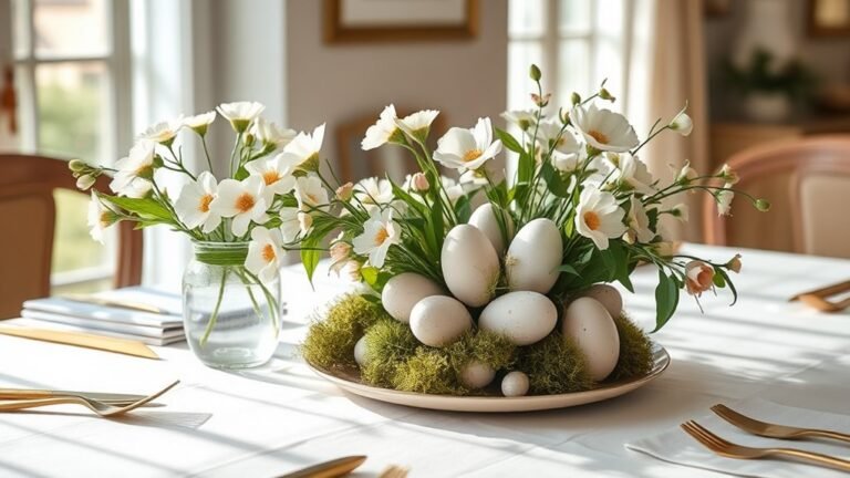 chic diy easter centerpieces ideas