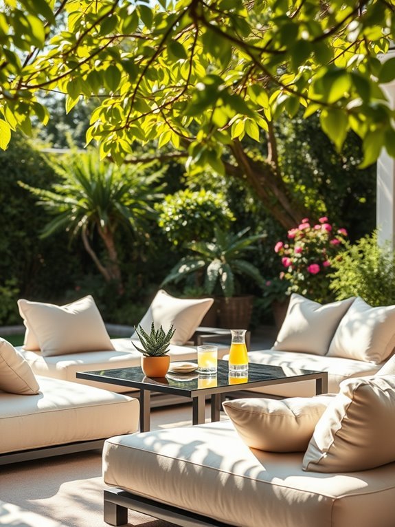 chic outdoor seating options