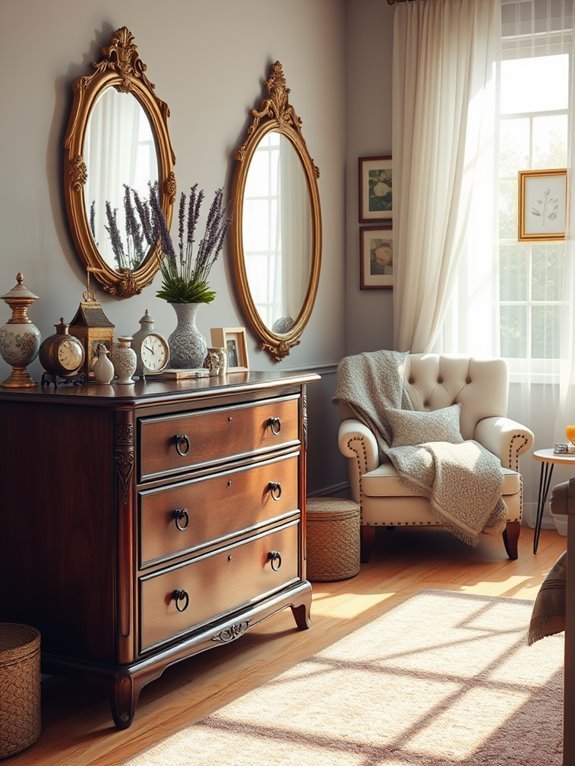 classic decor and trinkets