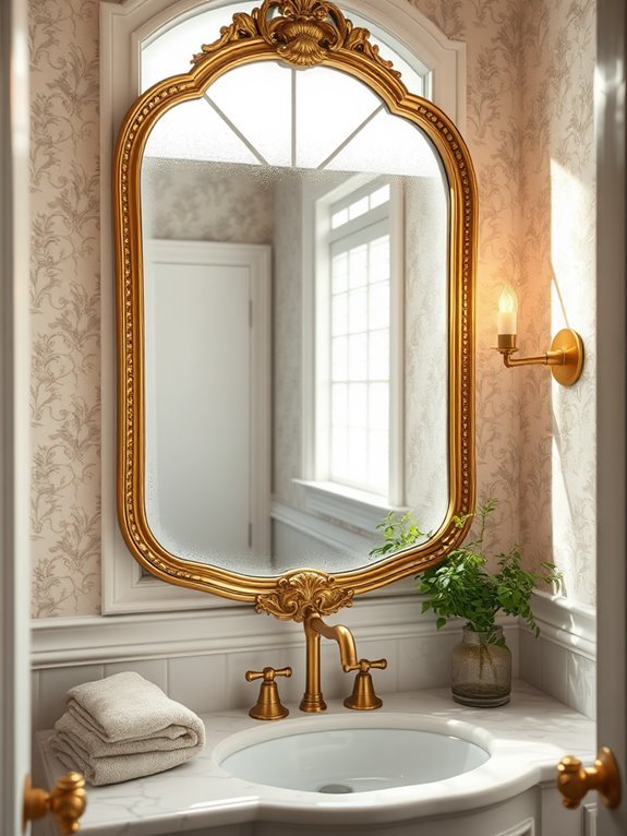 classic vintage mirror decor