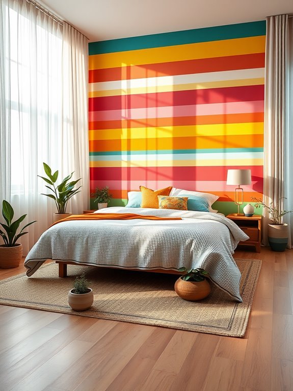 colorful striped patterns