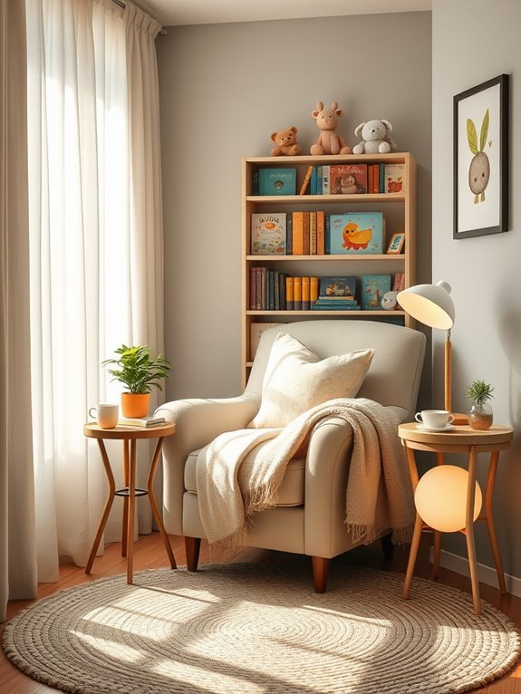 comfortable book corners await