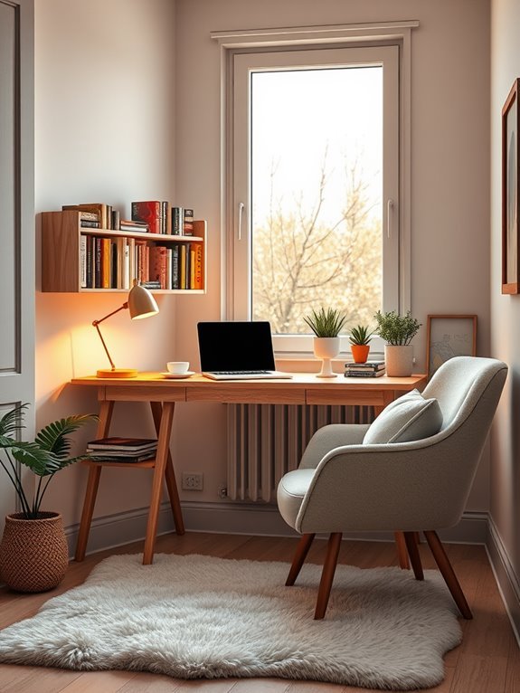 comfortable nook for productivity