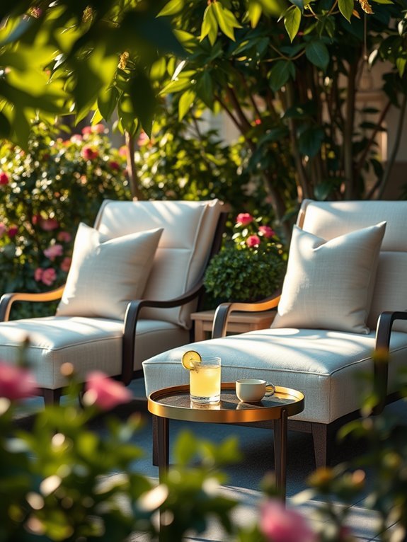 comfortable outdoor seating options