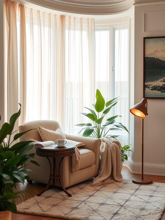 comfortable space for reading